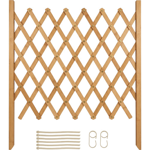 Vkmd Expandable Bamboo Scissor Plant Trellis Natural 32 Inch - Product view